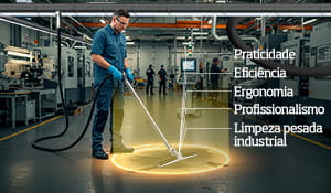 Já a limpeza pesada enfrenta desafios mais complexos, como a remoção de resíduos abrasivos, tóxicos ou inflamáveis. | Saiba mais | Nederman