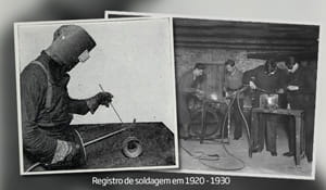 Em 1877, surgiu a soldagem por resistência e, em 1885, a soldagem por arco elétrico foi desenvolvida utilizando um eletrodo de grafite. | Saiba mais | Nederman