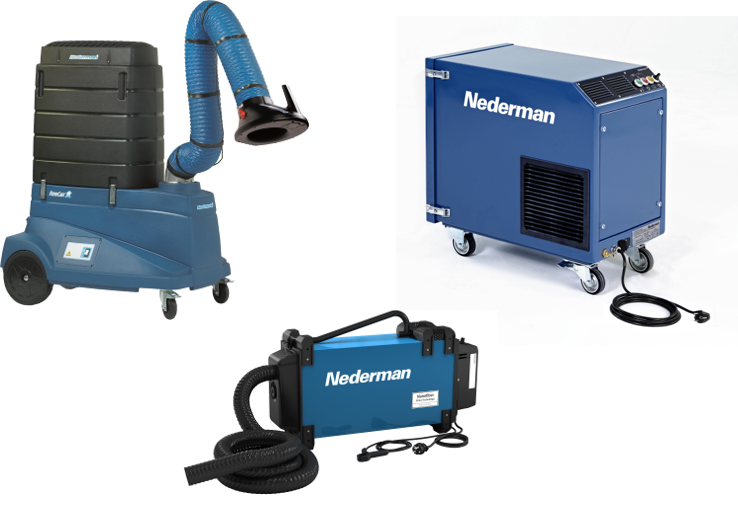Nederman mobile dust and fume extraction