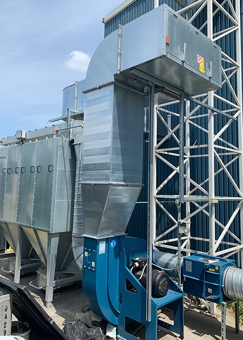 Staubabscheidesystem