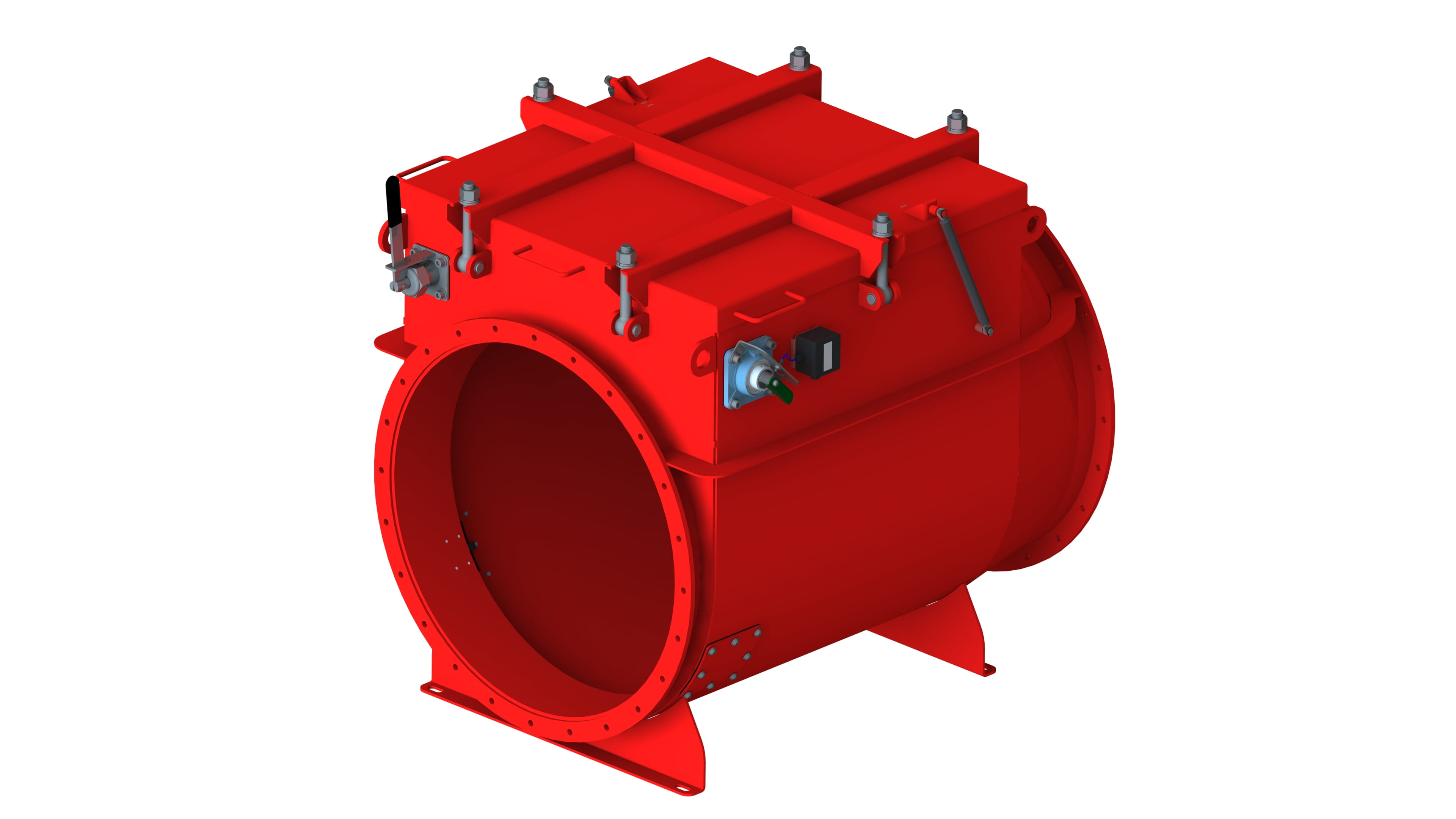 Explosion Isolation Flaps | Combustible Dust | Nederman