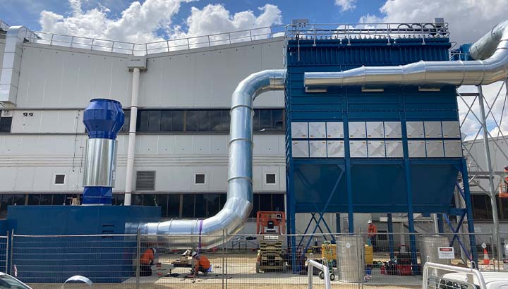 Air Filtration installation FCMG sector Australia